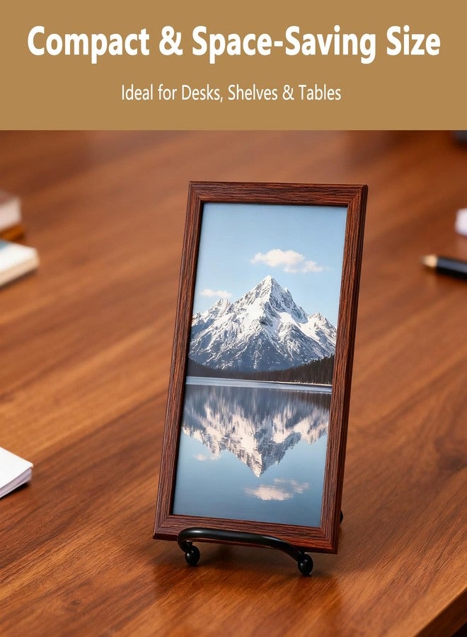ZGGAZCA 2Pcs Small Display Stand Mini Metal Plate Holder Square Wire Stands for Picture and Photo Easels Black Frame Plate Holders for Coaster Collectibles Book Mobile Phone and Decorative 2" - Image 4